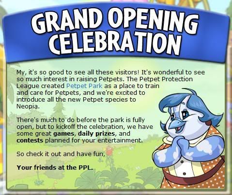 Neopets petpet park prizes for baby Neopets petpet park prizes for baby